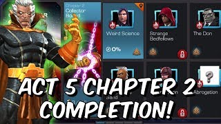 Free To Play Act 5 Chapter 2 2019  Uncollected Full Run  Marvel Contest of Champions [upl. by Budworth]