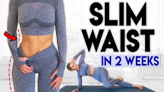 SLIM WAIST in 2 Weeks  5 minute Home Workout [upl. by Loren213]