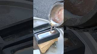 Pouring Molten Aluminum into Ingots [upl. by Leviram]