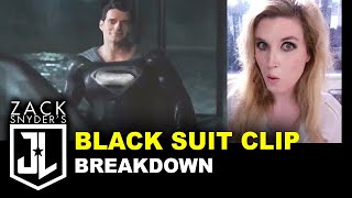 Snyder Cut Superman Black Suit Clip REACTION amp BREAKDOWN  Justice Con [upl. by Thomey]