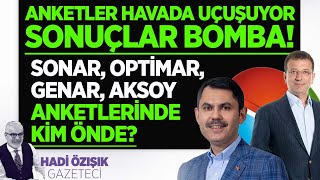 SONAR OPTİMAR GENAR AKSOY SEÇİM ANKETLERİNDE KİM ÖNDE ANKETLER HAVADA UÇUŞUYOR SONUÇLAR BOMBA [upl. by Alger]