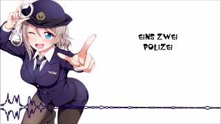 EINS ZWEI POLIZEI  LYRICS SKALI65 [upl. by Ahsinev]