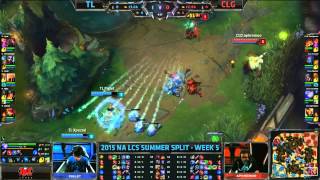 TL Xpecial insta reaction flash dodge on NA LCS Summer  Week 5 Day 1 TL vs CLG [upl. by Acenom]