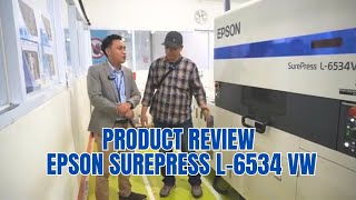 Product Review EPSON SurePress L6534 VW [upl. by Dulce768]