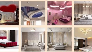 Simple bedroom ceiling designs 2024  latest gypsum ceiling bedroom designs 2024 [upl. by Ailhad]