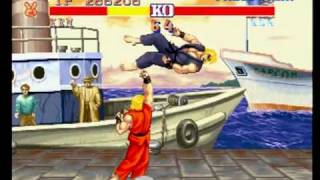 Kens Stage  Street Fighter II Champion Edition  Playstation [upl. by Smada773]