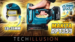 🔥DER KOMPAKTE 18V Pintacker Nagler DPT353 von Makita im Test😱  Makita Pintacker DPT353Z Review [upl. by Konstance918]