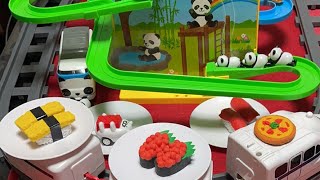 239th  Satisfying  ASMR  Panda 🐼  Sushi 🍣  Hello Everyone  Have a nice day 🥰🥰 [upl. by Neirb814]