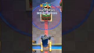 Mastering skeleton king 👑 clashroyale [upl. by Barbie]