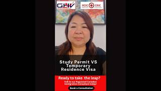 Study Permit vs Temporary Residence Visa TRV [upl. by Nollat]