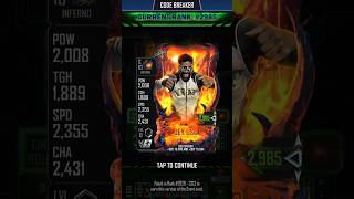 WWE SuperCard Season 10 Codebreaker Level 200 Inferno Jey Uso shorts wwesupercard [upl. by Beal281]