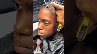 Hairdresser Reacts To 4C Sleek Mini Braid Ponytails reaction hairdresser hair ponytail 4chair [upl. by Althea]