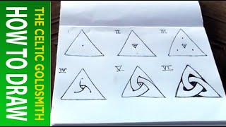 How to draw Celtic Knots 1  The Celtic Triskele [upl. by Svend]