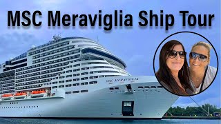 MSC Meraviglia cruise ship tour [upl. by Nosirrah]