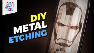 How to Etch on Metal Using Salt Water [upl. by Wonacott]