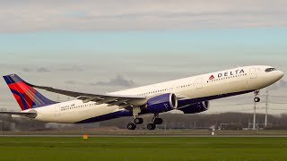 Schiphol Airport PlaneSpotting  20 Mins of CLOSEUP Takeoffs and Landings at Amsterdam [upl. by Armmat313]