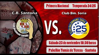 CB Santoña vs Club balonmano Soria [upl. by Nujra]