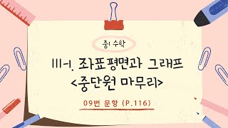 중단원 마무리 Ⅲ1 좌표평면과 그래프  09번 p116 [upl. by Wendelin]