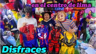 DISFRACES PARA HALLOWEEN 2024  centro de lima [upl. by Hnirt958]