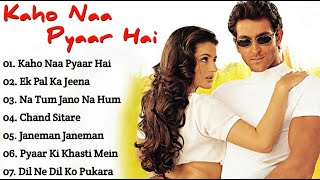 Kaho Naa Pyaar Hai Movie All Songs Hrithik Roshan amp Amisha Patelmusical worldMUSICAL WORLD [upl. by Huber]