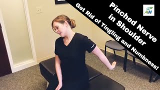 Home Exercises for Pinched Nerve in Shoulder  Get Rid of Tingling and Numbness [upl. by Arrio]