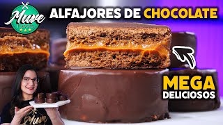 ALFAJORES DE CHOCOLATE MARPLATENSES  La Mejor Receta  Muve Flavors [upl. by Anwahsal]