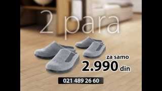 2x Walkmaxx kućne papuče  57 POPUSTA [upl. by Esened]