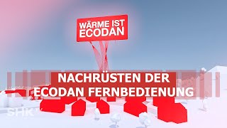 Ecodan Wärmepumpe Nachrüsten der Ecodan Fernbedienung  SHKTV Montage [upl. by Rehpotsyrk]