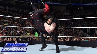 Roman Reigns vs Kane SmackDown June 27 2014 [upl. by Ijnek181]