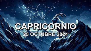 Horóscopo de hoy ♑︎ CAPRICORNIO  25 Octubre 2024 capricorniohoroscopo [upl. by Neiht]