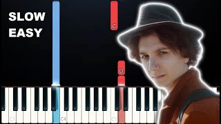 Anson Seabra  Trying My Best SLOW EASY PIANO TUTORIAL [upl. by Peters485]