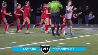 Girls Soccer Chatham vs Mechanicville [upl. by Anibor]