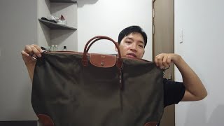 Đập Hộp Túi Longchamp Boxford Travel Bag [upl. by Bartie142]