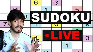 Live Sudoku with me   Sharpen your brain [upl. by Phyllida]