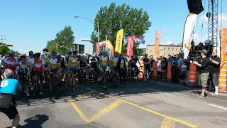 La Boucle 2015 à Montmagny du Grand défi Pierre Lavoie [upl. by Zurkow]