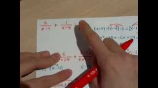 Ecuaciones con fracciones algebraicas 1 [upl. by Idden]