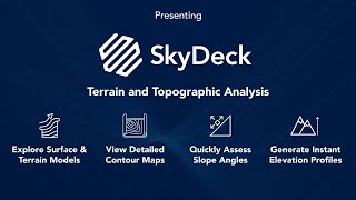 Terrain and Topographic Analysis on SkyDeck  Cloudbased Drone Data Management Platform [upl. by Amelus]