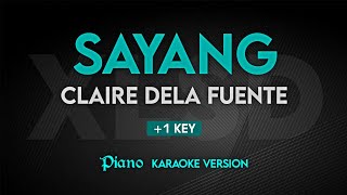 1 SAYANG  Claire dela Fuente  Karaoke Version  Platinum Piano XL SD [upl. by Bunow303]