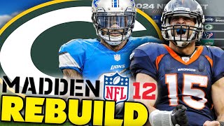 I Did a Fantasy Draft Rebuild Using Madden 12 Rosters in Madden 25 Franchise [upl. by Oemor]