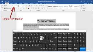 How to Change Font to Times New Roman 12 point in Word [upl. by Fielding]