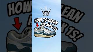 HOW TO CLEAN NIKE AIR MAX 1s 🔥😱SUB FOR TIPS AND TRICKS ✅ [upl. by Maxie]