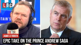 James OBriens epic take on the Prince Andrew saga  LBC [upl. by Kcirdez]