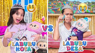 LEIKA MERAWAT BAYI LABUBU KOTA VS TOMPEL LABUBU DESA 😍 LABUBU RAKSASA MELAHIRKAN BAYI KEMBAR [upl. by Apple975]