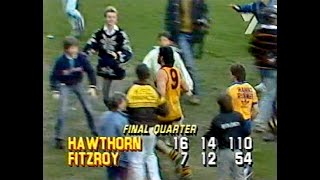 Entire 1986 Preliminary Final  Hawthorn vs Fitzroy Channel 7 [upl. by Dare]