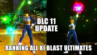 RANKING ALL KI BLAST ULTIMATES BY DAMAGE FROM WEAKEST TO STRONGEST IN XENOVERSE 2  AFTER DLC 11 [upl. by Janith]