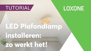 LED Plafondlamp installeren  zo werkt het [upl. by Kcirdorb154]