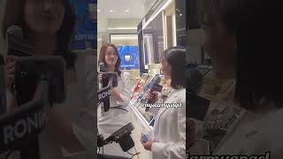 FANCAM 230928 YoonA  Estee Lauder event at ION Orchard in Singapore 2 [upl. by Dearman]