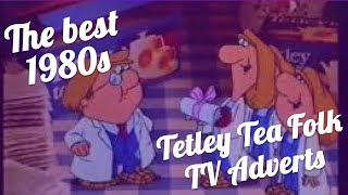 The best 1980s Tetley Tea Folk TV adverts compilation [upl. by Neelehtak260]