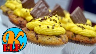 Banana Split Muffins Cupcakes schnell und einfach selber machen  Kanal ELF Rezept 136 [upl. by Ellsworth]