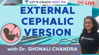 External Cephalic Version  NEET PG 2021  Dr Shonali Chandra [upl. by Aisetra]